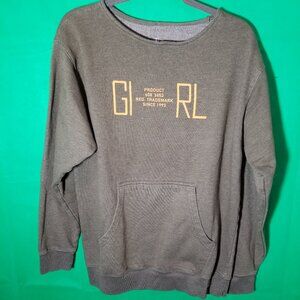 Girl Sweatshirt Size Medium Independent Trading Co Skateboard BMX Y2K Retro